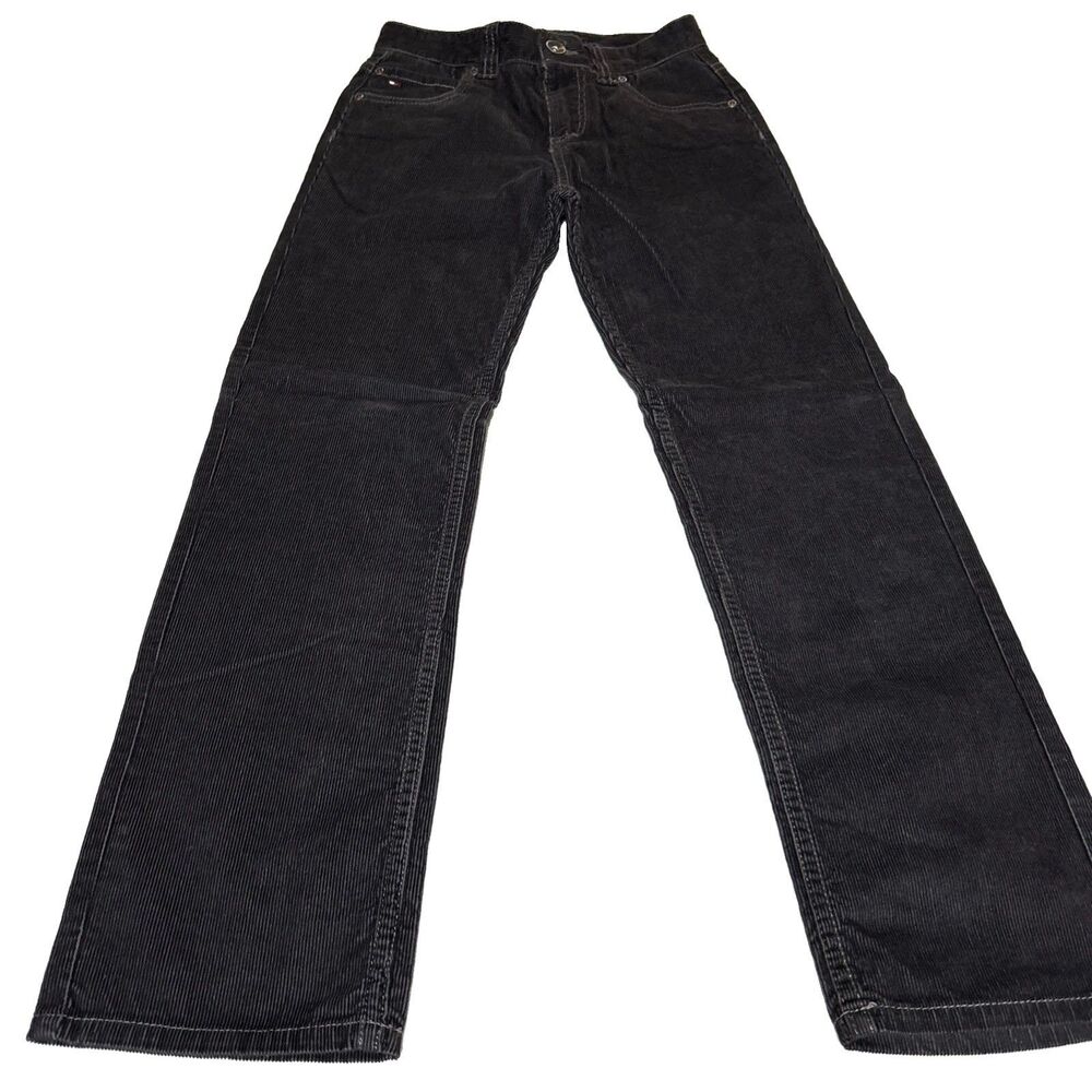 Tommy Hilfiger Boys Pants Size 12 Gray Corduroy
